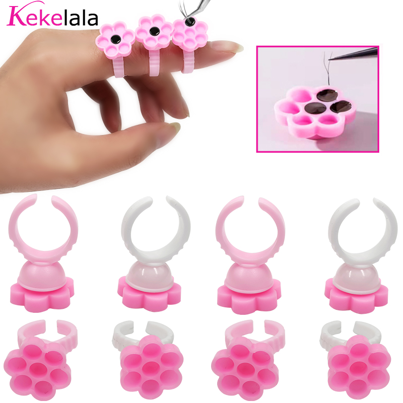 Lash Tray Organizer - DIY Eyelash Extension Fans Flowering Cup