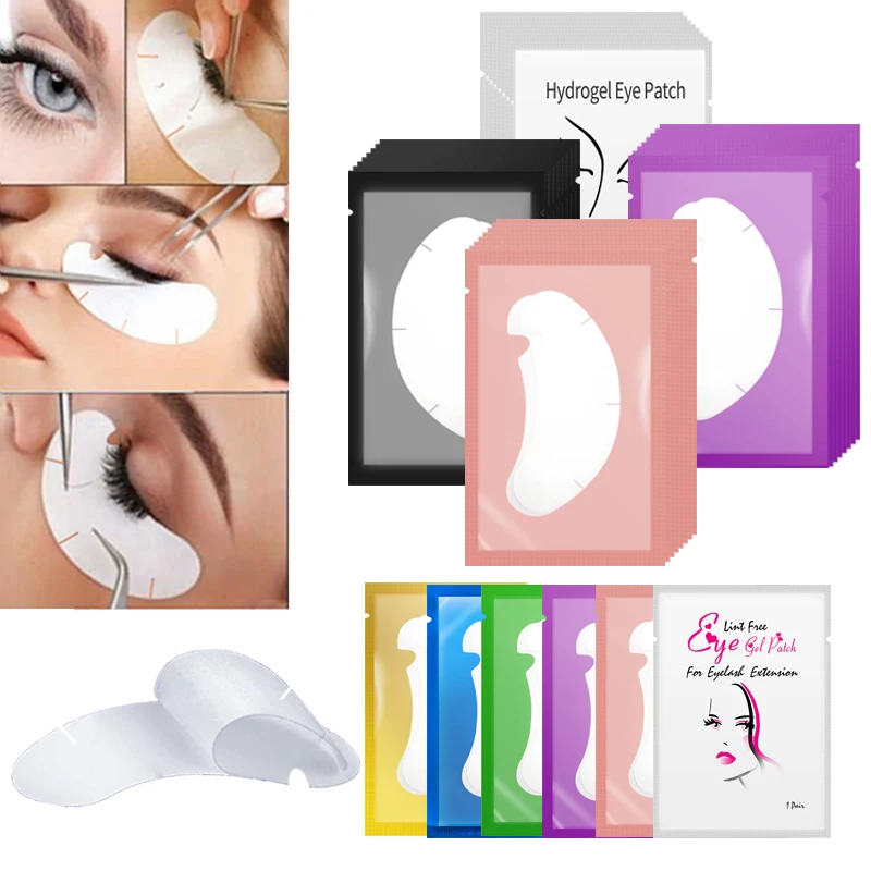 Under Eye Gel - 50/100PCS U Shape Eyelash Pads Grafted