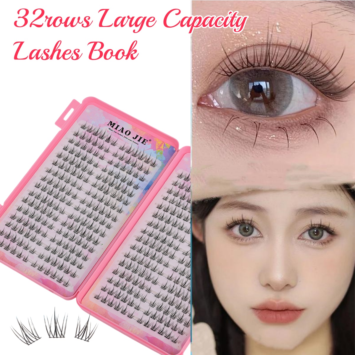 Eyelash Extension For Men - 32Rows Manga Lash Eyelash Book High