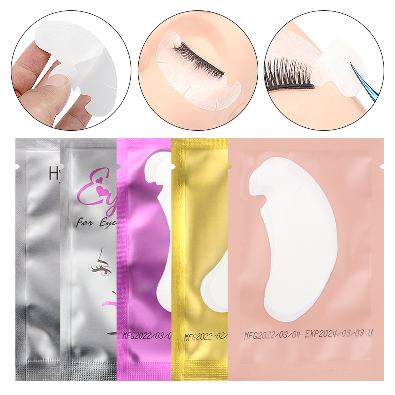 Under Eye Gel - 50pairs Eyelash Extension Eye Pads Grafted