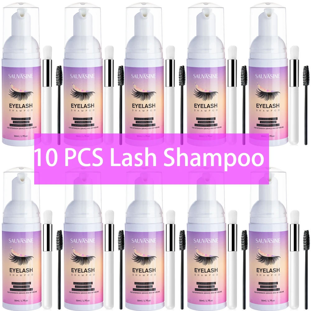 Eyelash Extension Wash - 5/10PCS 50ML Eyelash Extension Shampoo Foam