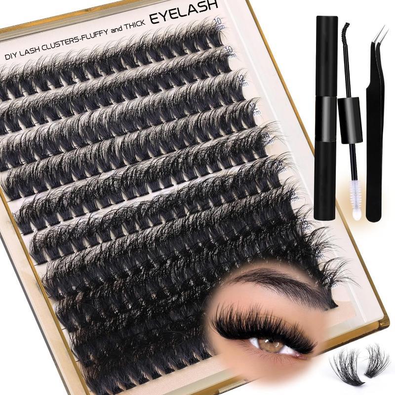 Eyelash Extension Individual - New Fluffy Thick Lash Clusters DIY