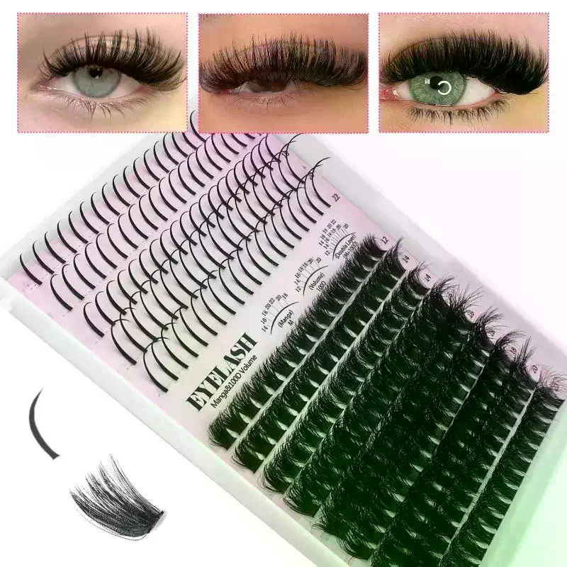 Eyelash Extension Individual - Lash Clusters Kit Lash Spikes Eyelash