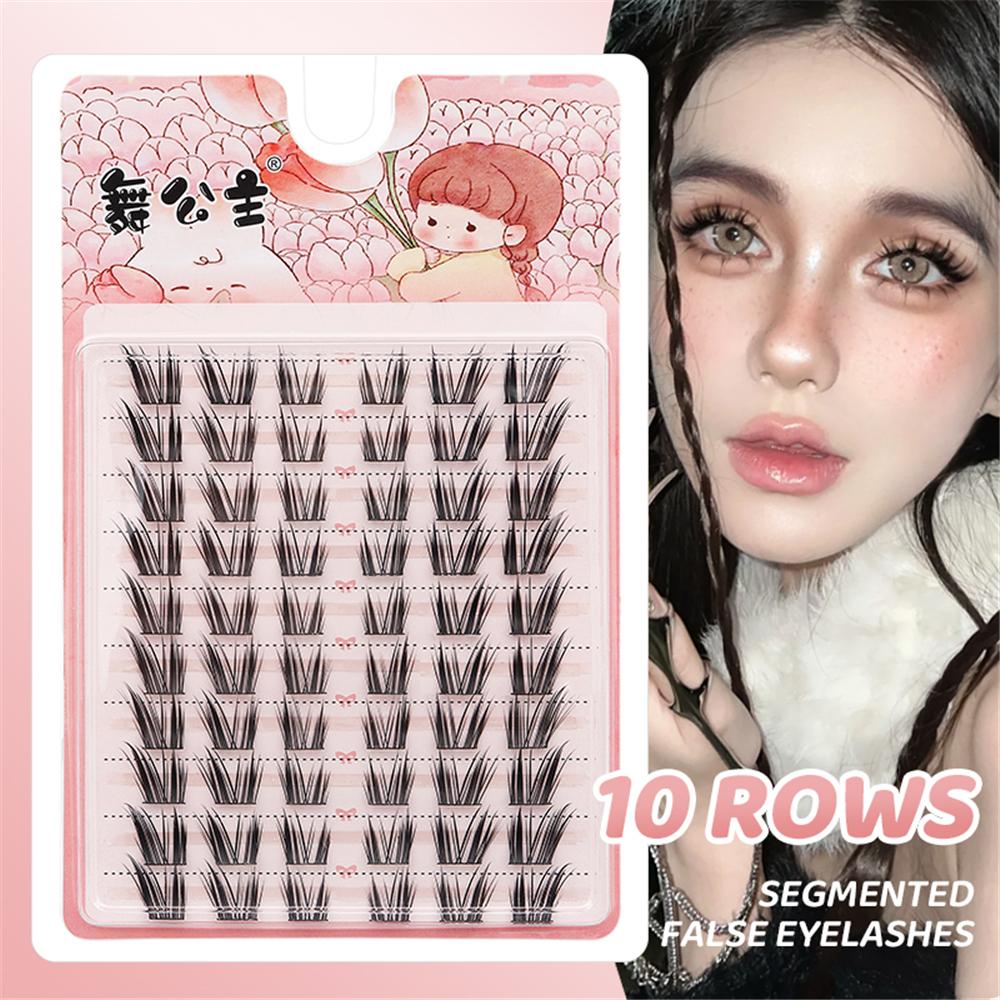 Eyelash Extension Wet Look - 60/100Pcs Natural Fairy Lash Clusters D