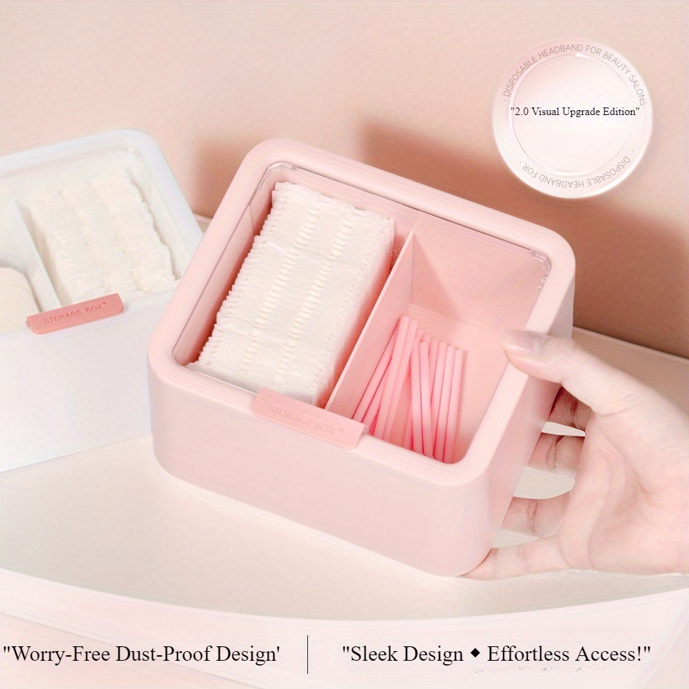 Lash Tray Organizer - Transparent Lidded Storage Organizer Box –
