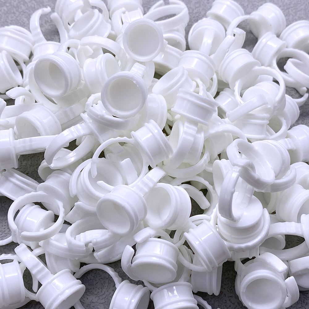 100Pcs Disposable Glue Ring Cu - огляд і ціна Eyelash Extension Fan