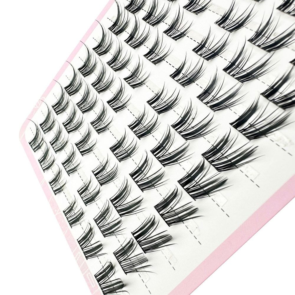 12mm Cat Eye Fairy Lash Cluste - огляд і ціна Eyelash Extension Wet Look