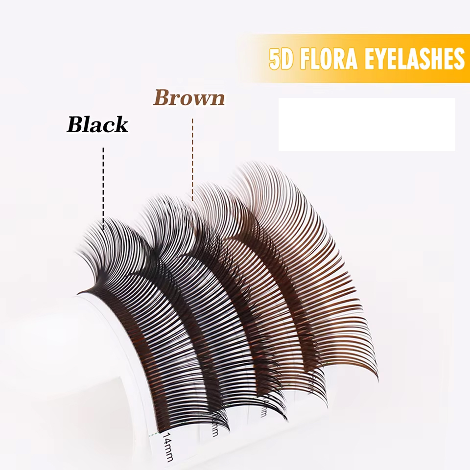 Lashprofessor Brown&Black Flow - огляд і ціна Eyelash Extension Wet Look