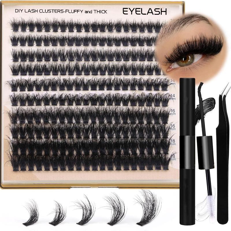 New Fluffy Thick Lash Clusters - огляд і ціна Eyelash Extension Individual