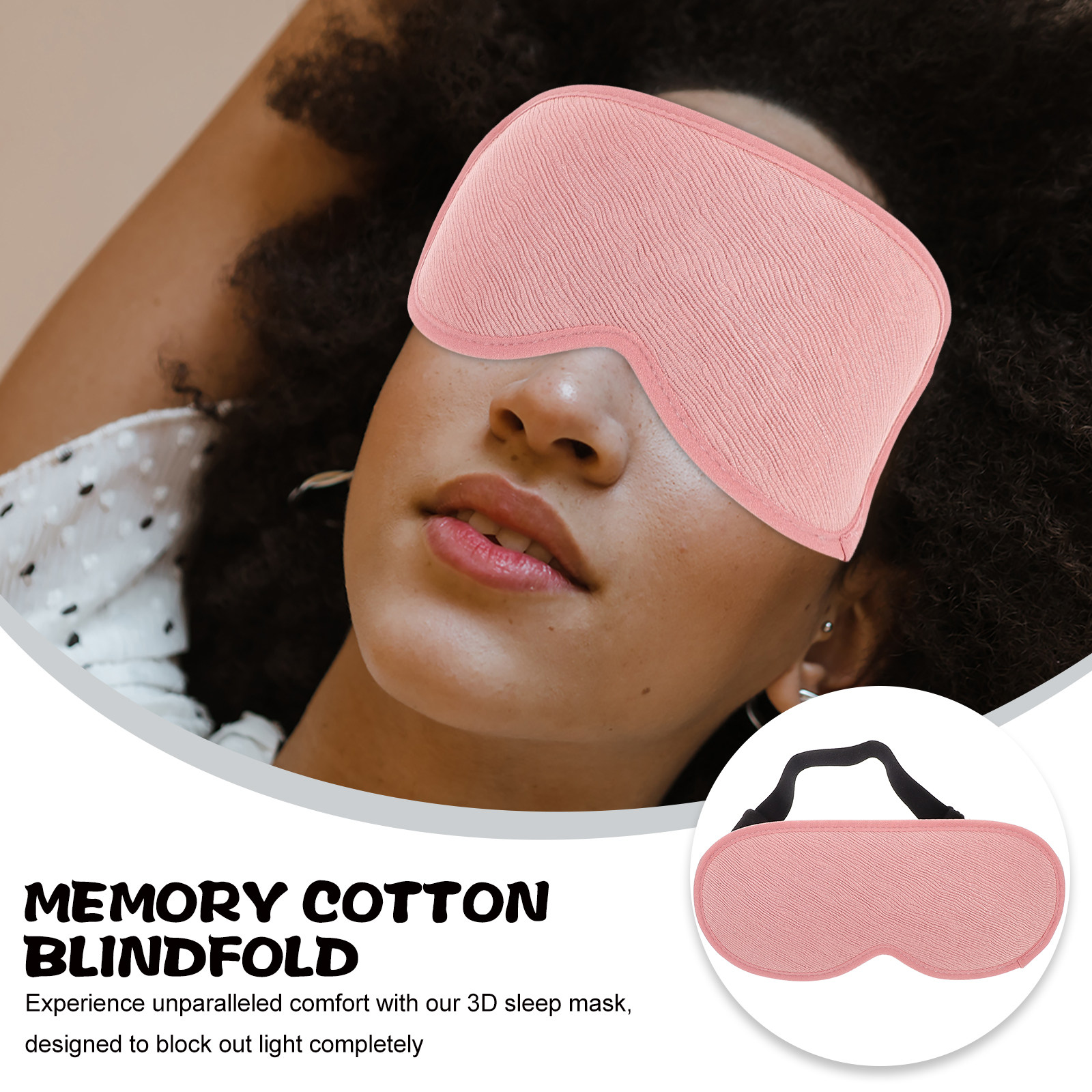 3D Contoured Sleep Mask Blacko - огляд і ціна Eyelash Extension For Men