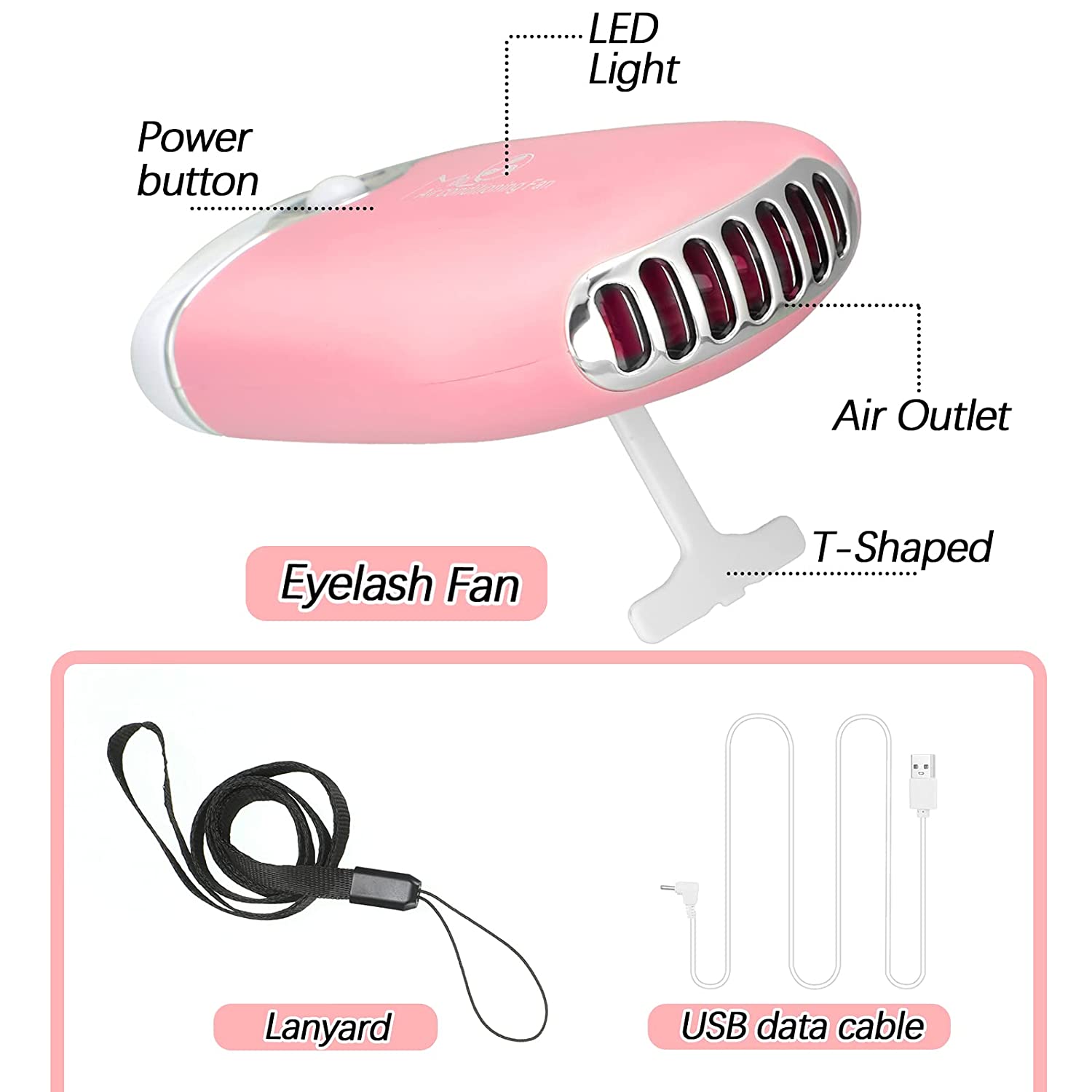 3 in 1 USB Air Conditioning La - огляд і ціна Eyelash Extension Wash