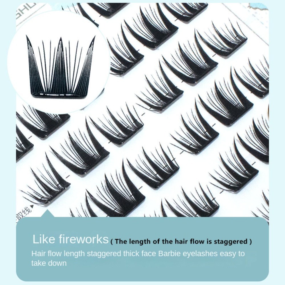 Fashion Fluffy No-Glue False E - огляд і ціна Eyelash Extension For Men
