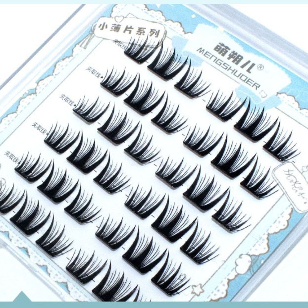 Fashion Fluffy No-Glue False E - огляд і ціна Eyelash Extension For Men