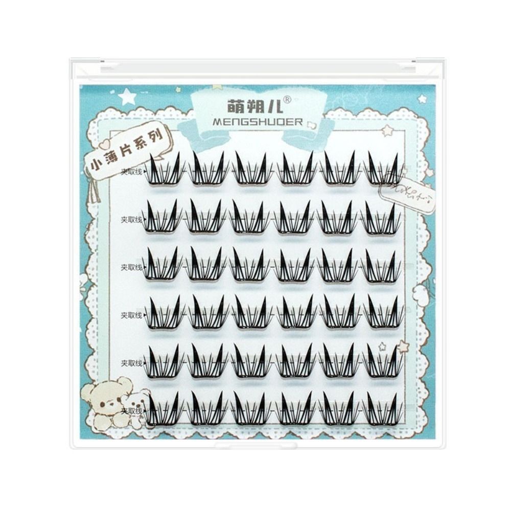 Fashion Fluffy No-Glue False E - огляд і ціна Eyelash Extension For Men