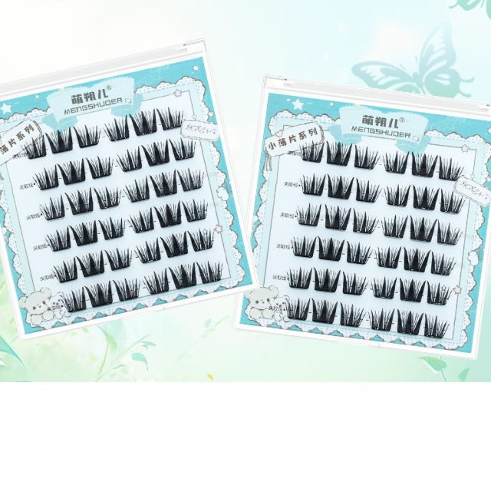 Fashion Fluffy No-Glue False E - огляд і ціна Eyelash Extension For Men