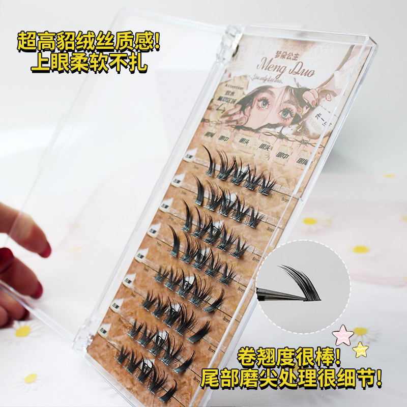 New Cat Eye Mink Eyelashes 3D  - огляд і ціна Eyelash Extension Volume Cat Eye