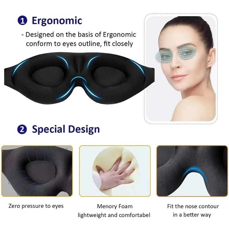 Silk Eye Mask for Light Blocki - огляд і ціна Eyelash Extension For Men