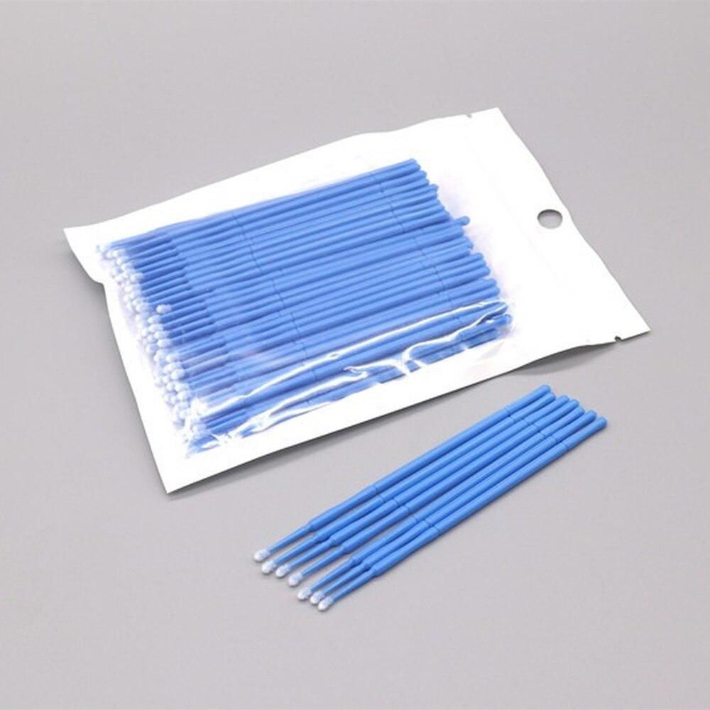 100pcs/lot Micro Brushes Make  - огляд і ціна Eyelash Extension Examples