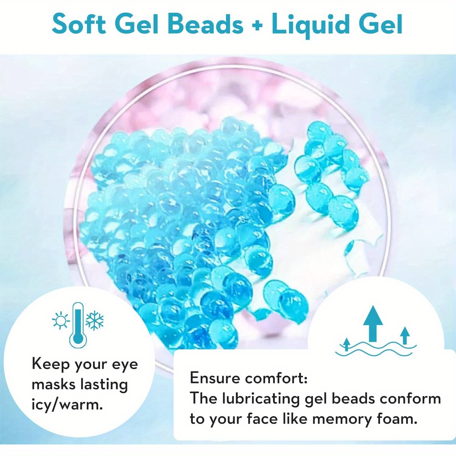2Pcs/Set Gel Eye Mask Cooling  - огляд і ціна Under Eye Gel