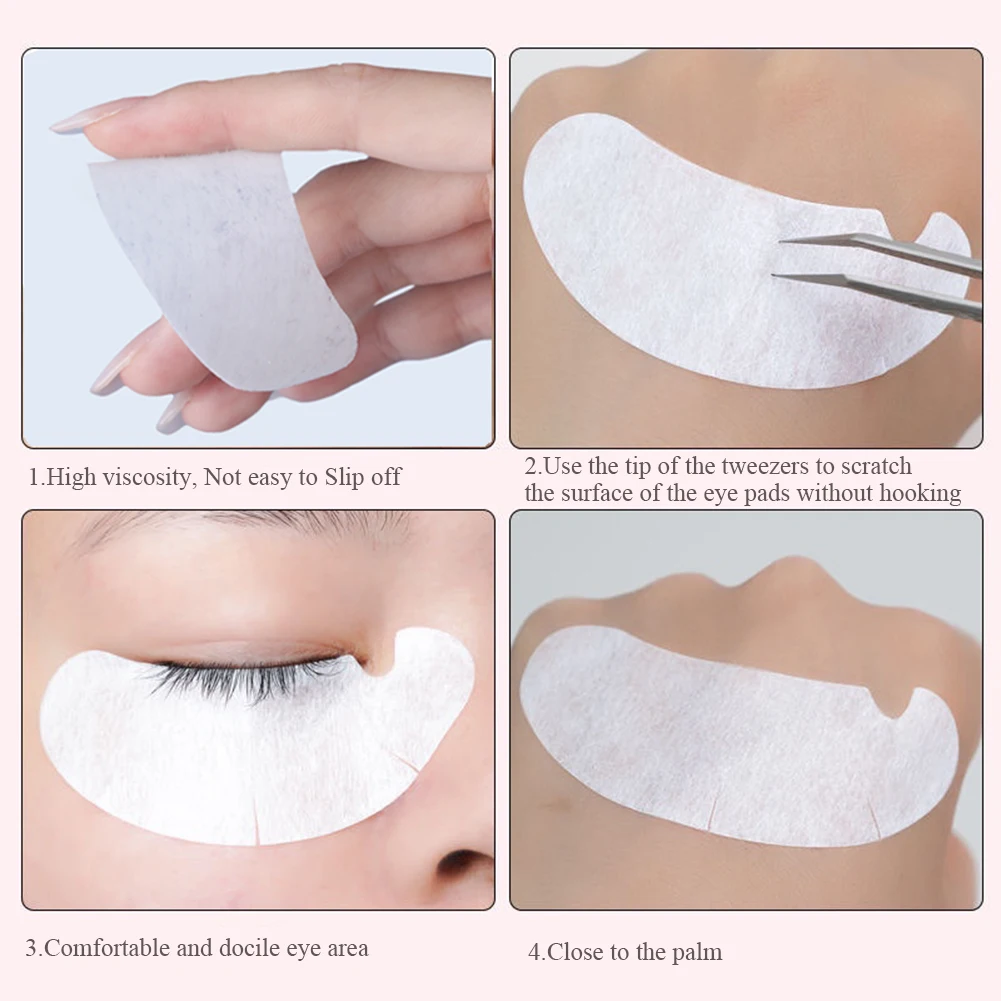 50/100PCS U Shape Eyelash Pads - огляд і ціна Under Eye Gel