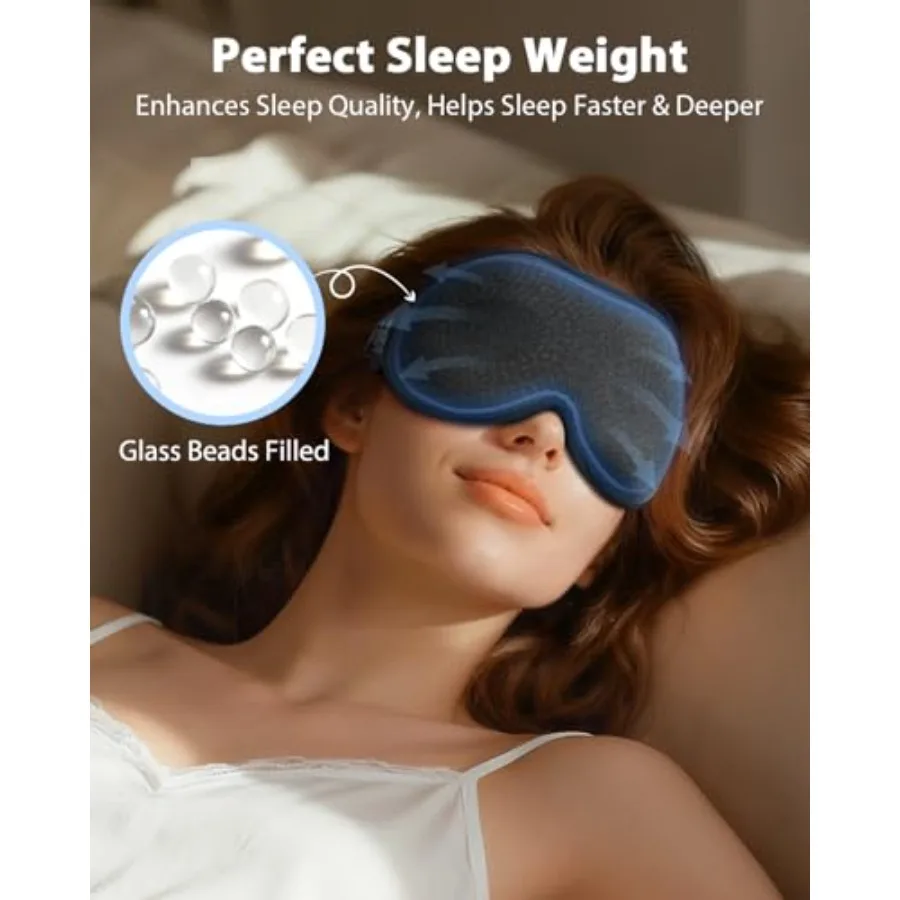 Weighted Sleep Mask 100% Black - огляд і ціна Eyelash Extension For Men