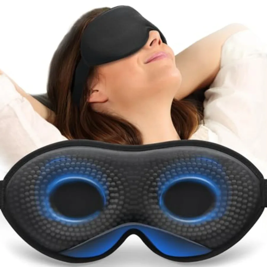 Weighted Sleep Mask 100% Black - огляд і ціна Eyelash Extension For Men