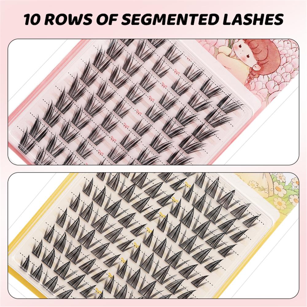 60/100Pcs Natural Fairy Lash C - огляд і ціна Eyelash Extension Wet Look
