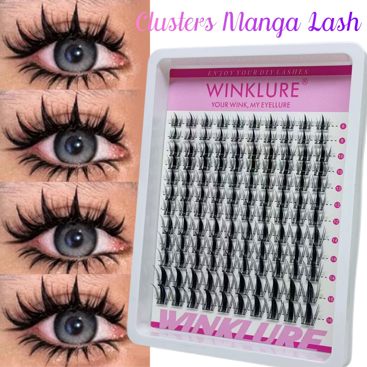 WINKLURE Manga Lash Clusters K - огляд і ціна Lash Tray Organizer