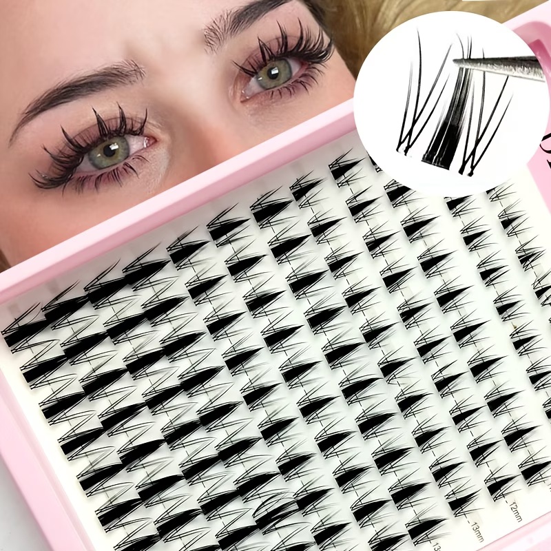 120pcs Fairy Eyelash 8-16mm Ma - огляд і ціна Eyelash Extension Wet Look