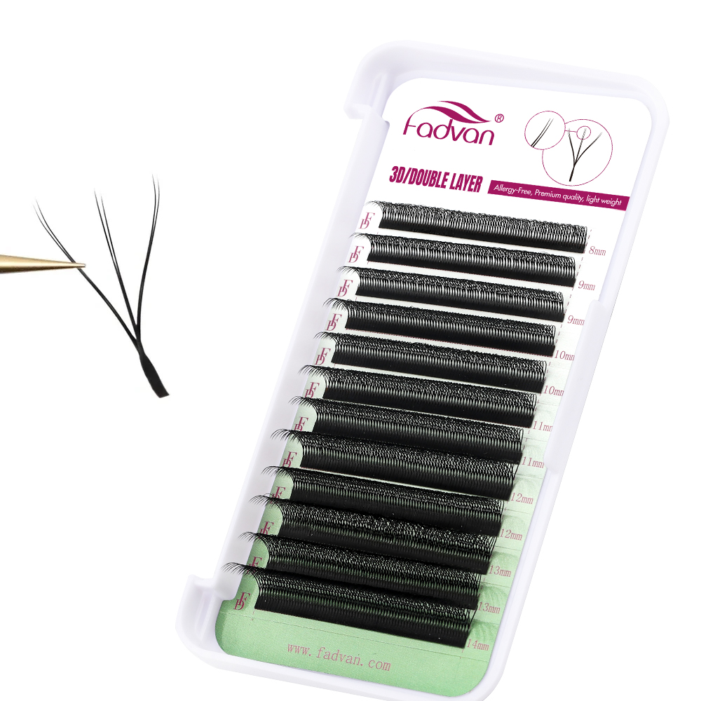 FADVAN 6D-W shaped eyelash ext - огляд і ціна Eyelash Extension For Asian Eyes