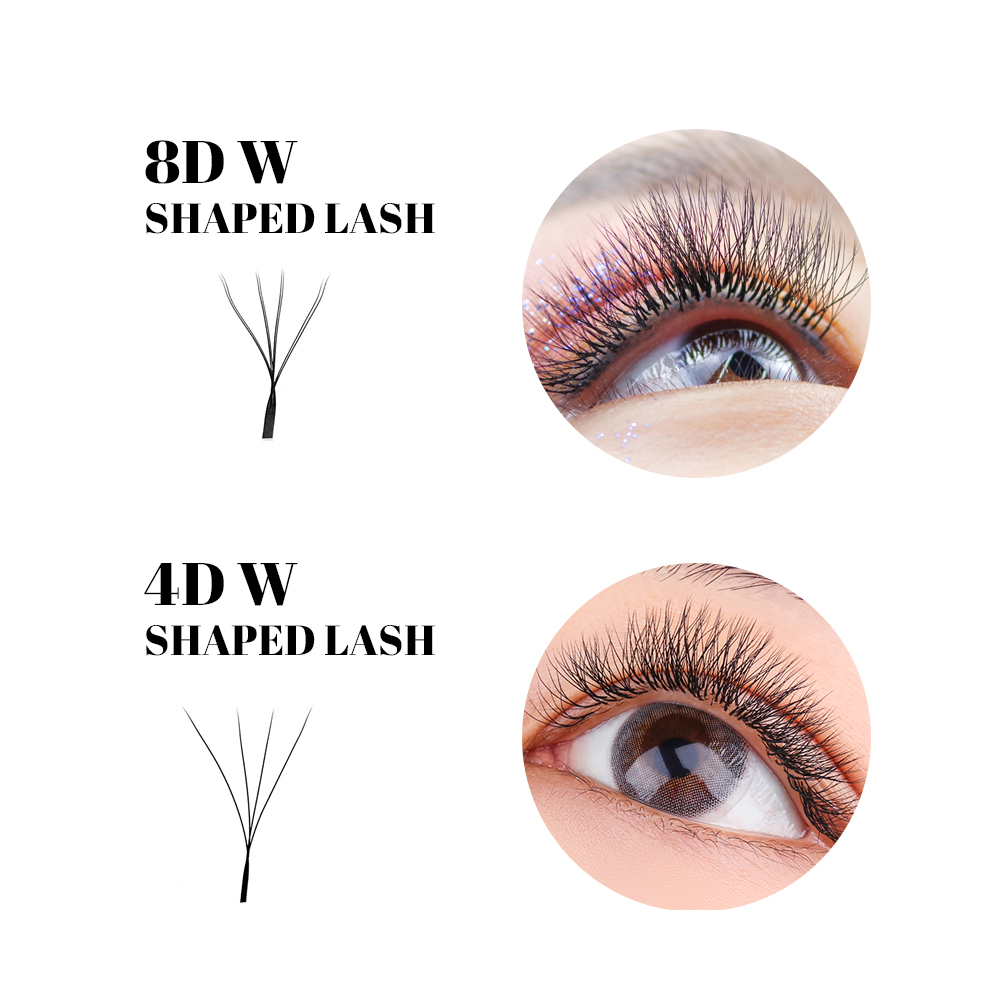 FADVAN W Shape Double Layer Ey - огляд і ціна Eyelash Extension Fan
