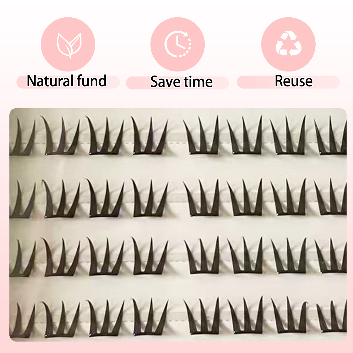 Easy Snap-On Eyelash Clusters  - огляд і ціна Eyelash Extension For Asian Eyes