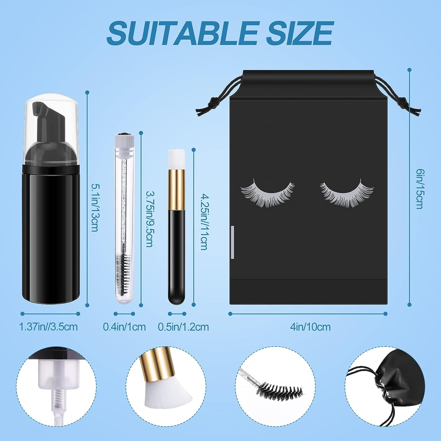 Eyelash Cleaning Set Lash Sham - огляд і ціна Eyelash Extension Wash