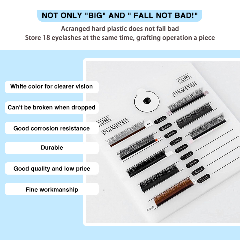 MASSA NEW Grafting Eyelash Tab - огляд і ціна Lash Tray Organizer