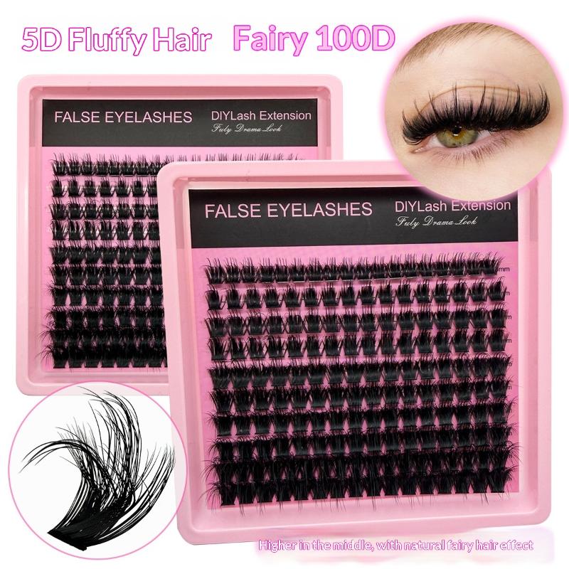 New 10Row 140 Clusters Fluffy  - огляд і ціна Eyelash Extension Individual