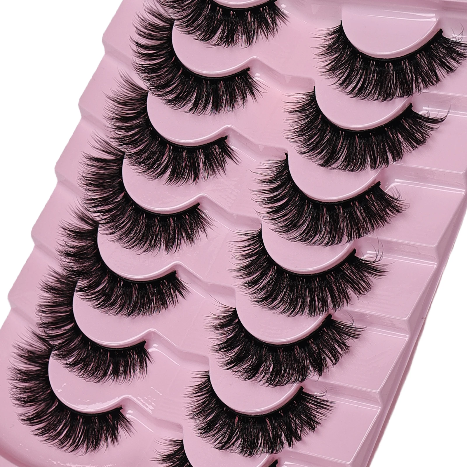 7 Pairs Cat Eye Lashes Volume  - огляд і ціна Eyelash Extension Volume Cat Eye