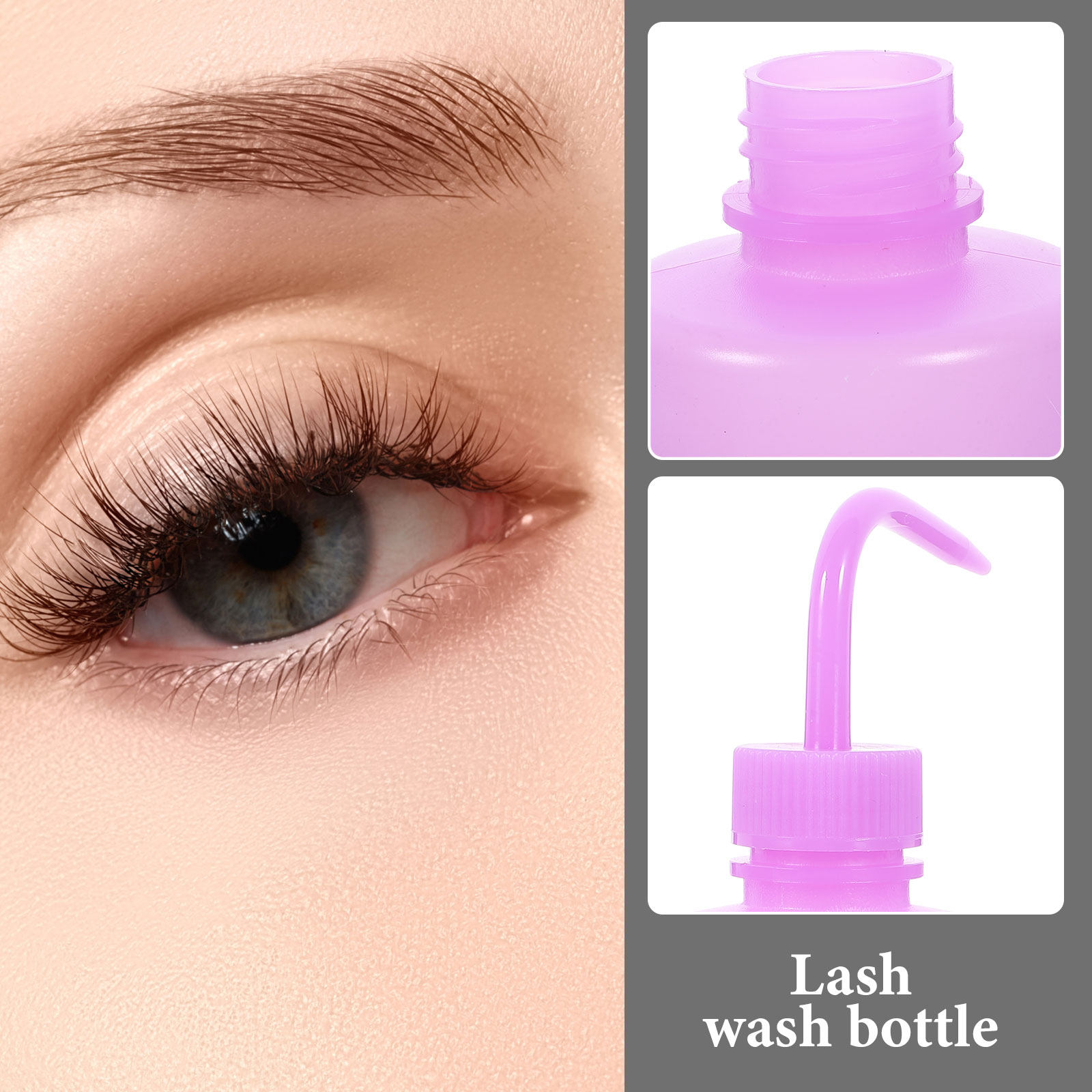 2Pcs Lash Washing Bottle Eyela - огляд і ціна Eyelash Extension Wash