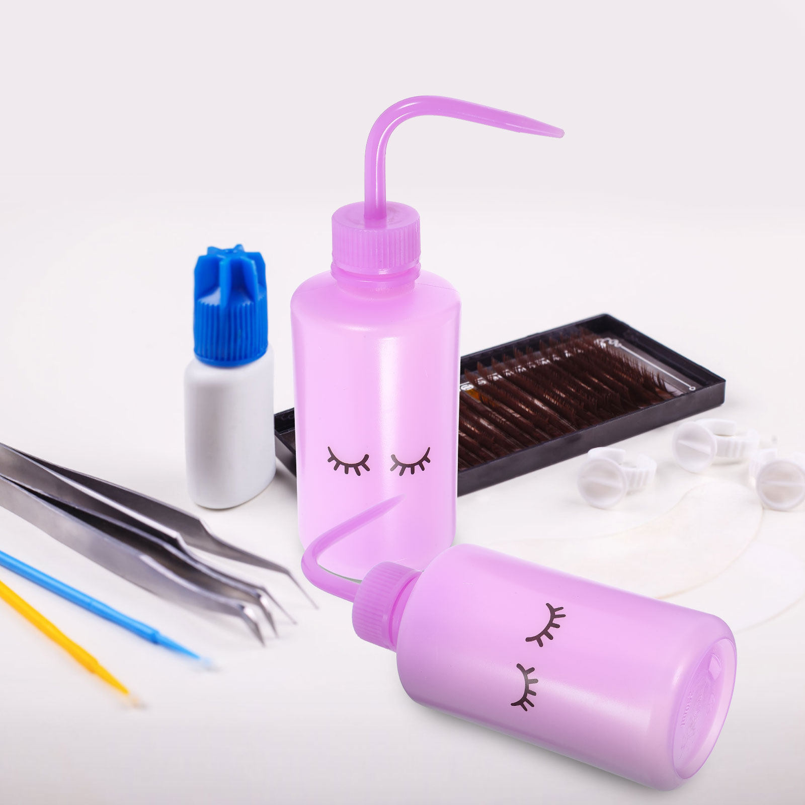 2Pcs Lash Washing Bottle Eyela - огляд і ціна Eyelash Extension Wash