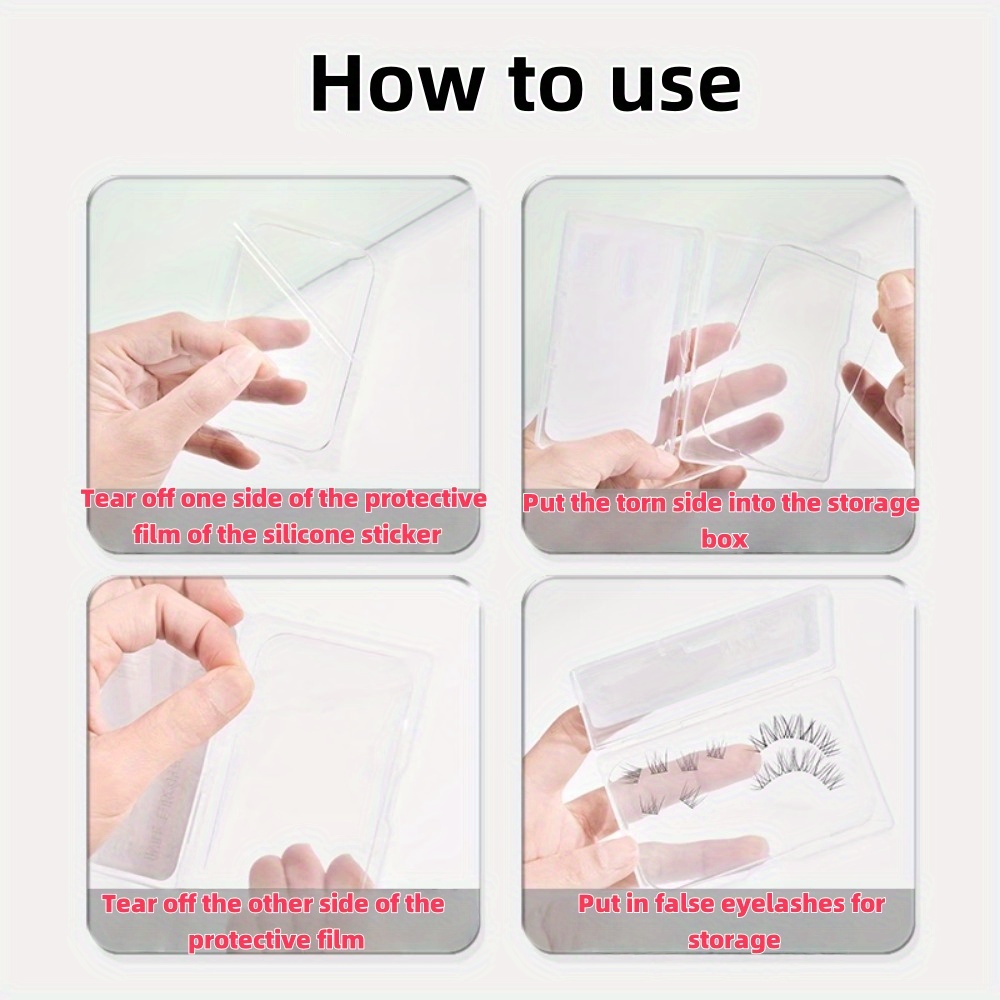 Portable False Eyelashes Stora - огляд і ціна Lash Tray Organizer