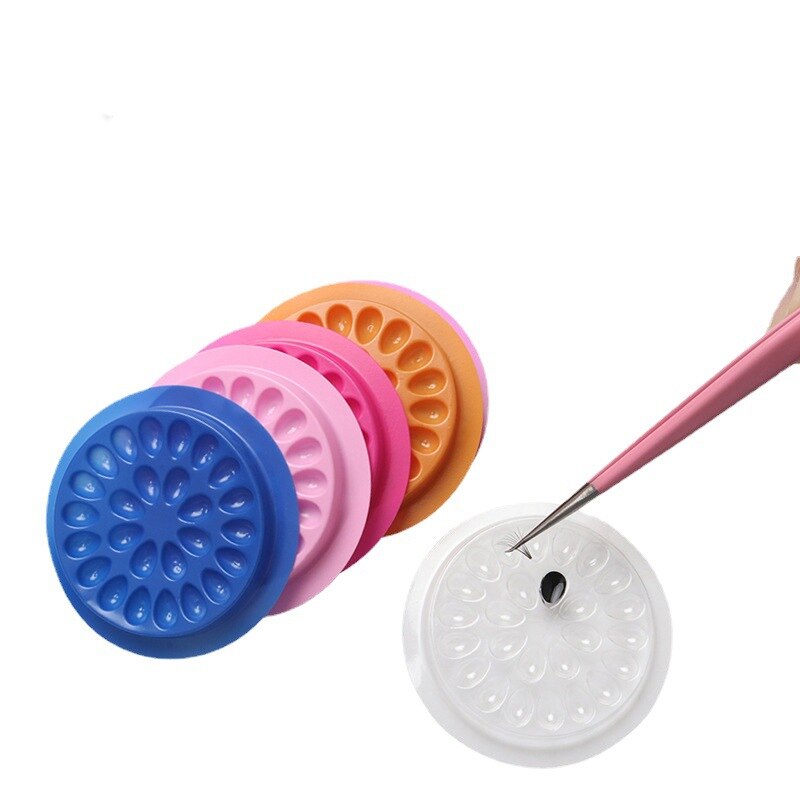 100pcs Eyelash Glue Holder Eye - огляд і ціна Eyelash Extension Examples