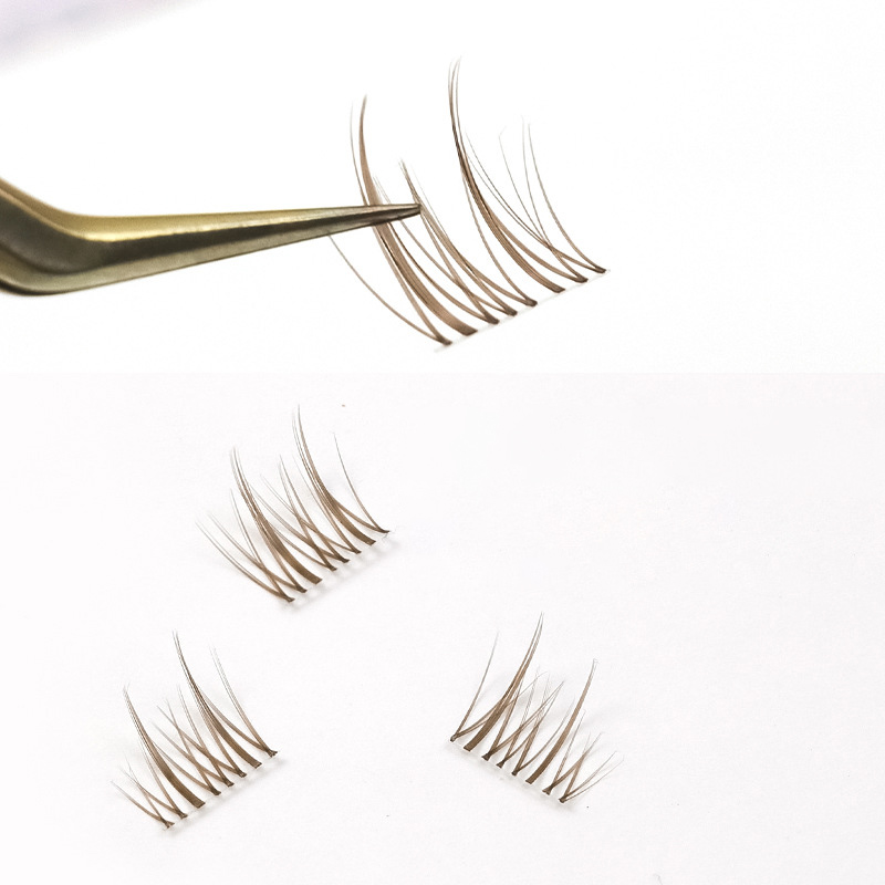 Sunflower Lashes Brown Manga F - огляд і ціна Eyelash Extension Douyin