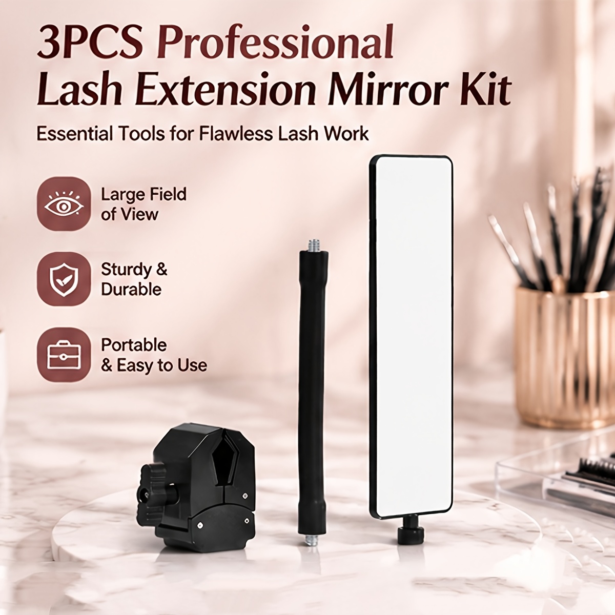 3Pcs Professional Eyelash Exte - огляд і ціна Lash Tray Organizer