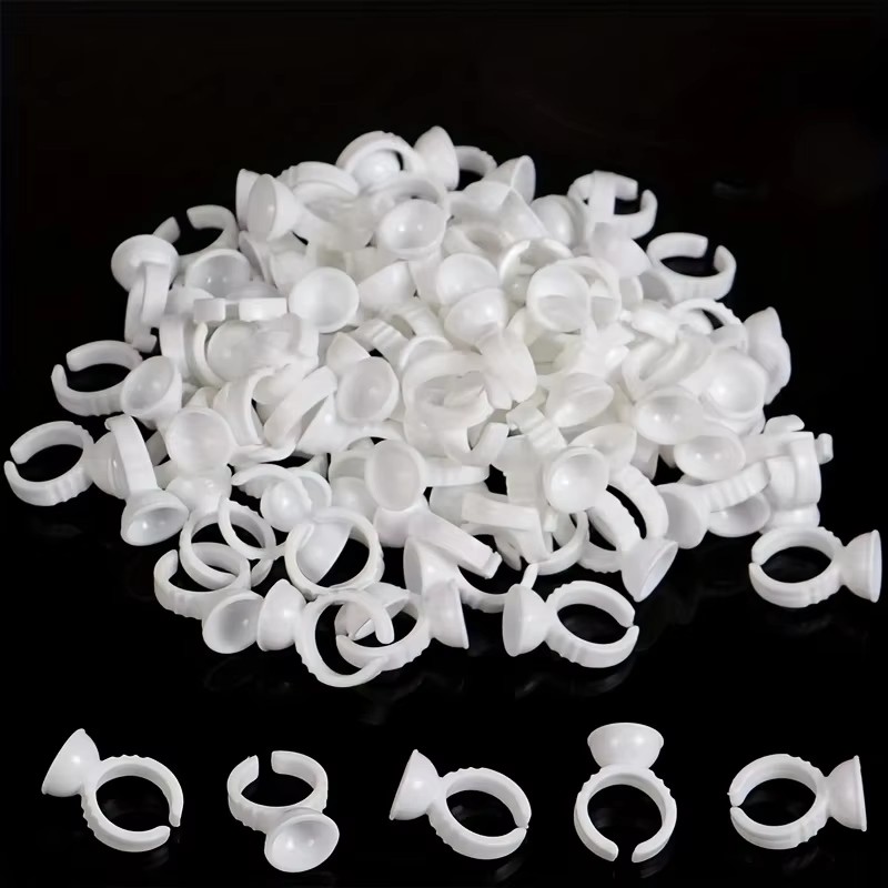 100 Disposable White Glue Hold - огляд і ціна Lash Tray Organizer