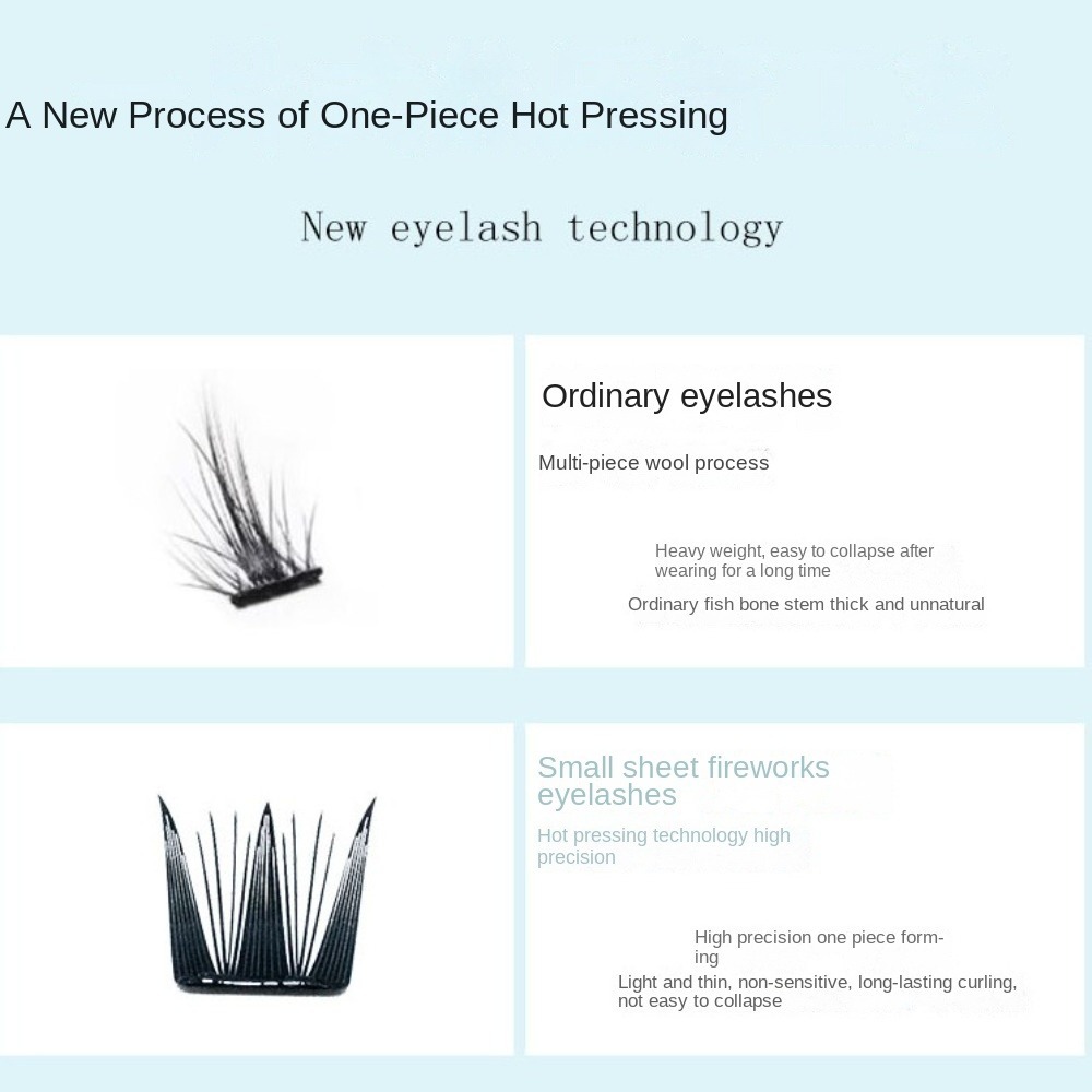 Fashion Fluffy No-Glue False E - огляд і ціна Eyelash Extension For Men
