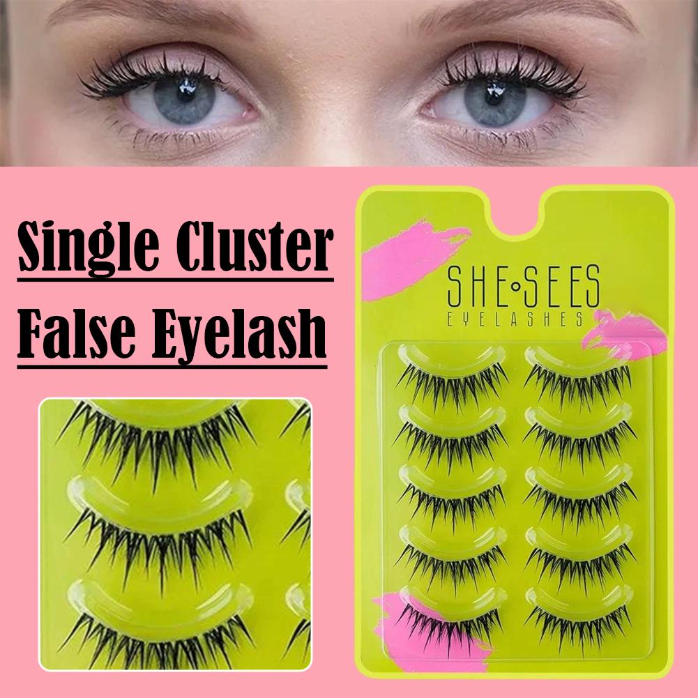 Natural Cluster False Eyelashe - огляд і ціна Eyelash Extension Volume Cat Eye