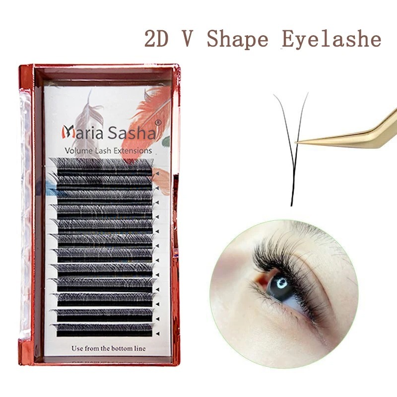 MARIA 2D Y Shape Eyelashes Han - огляд і ціна Eyelash Extension For Asian Eyes