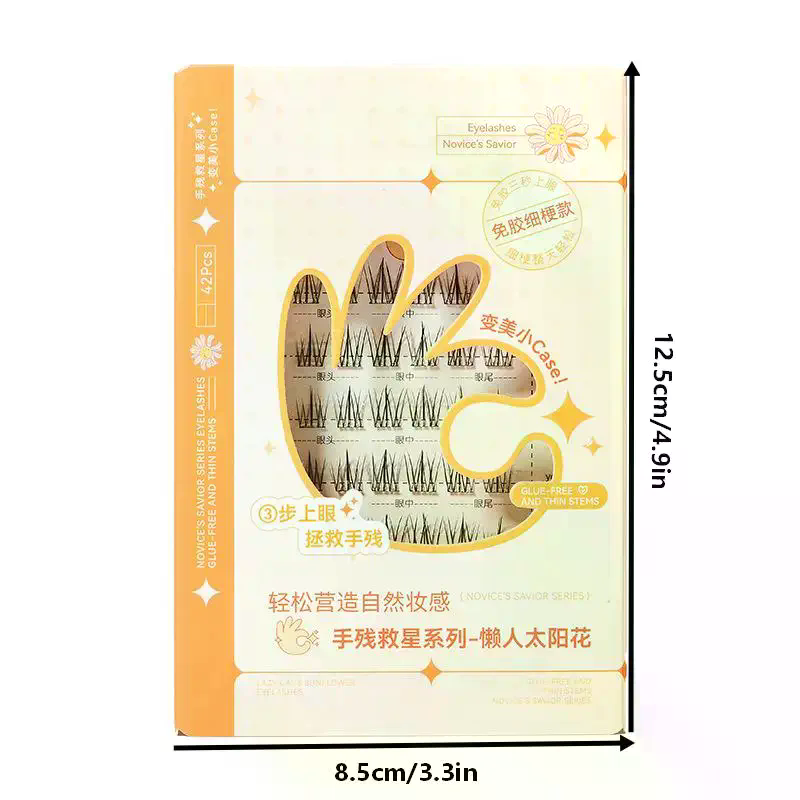 7 Rows Self-Adhesive Eyelashes - огляд і ціна Eyelash Extension Individual