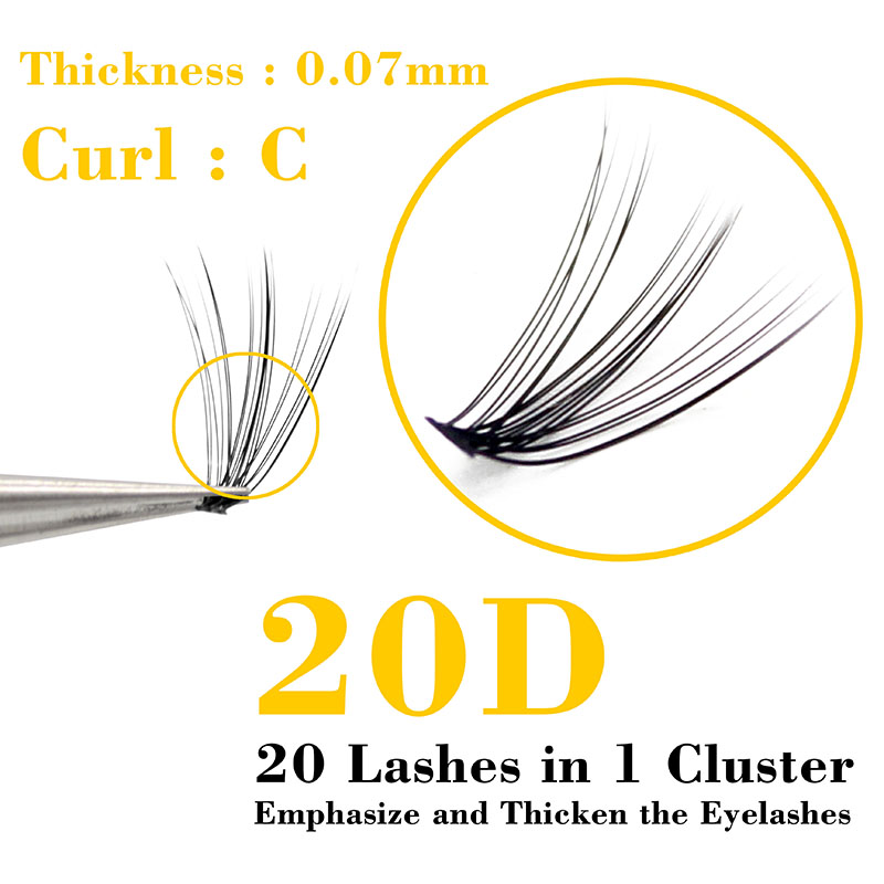 Kimcci 60 Bundles Mink Eyelash - огляд і ціна Eyelash Extension For Asian Eyes