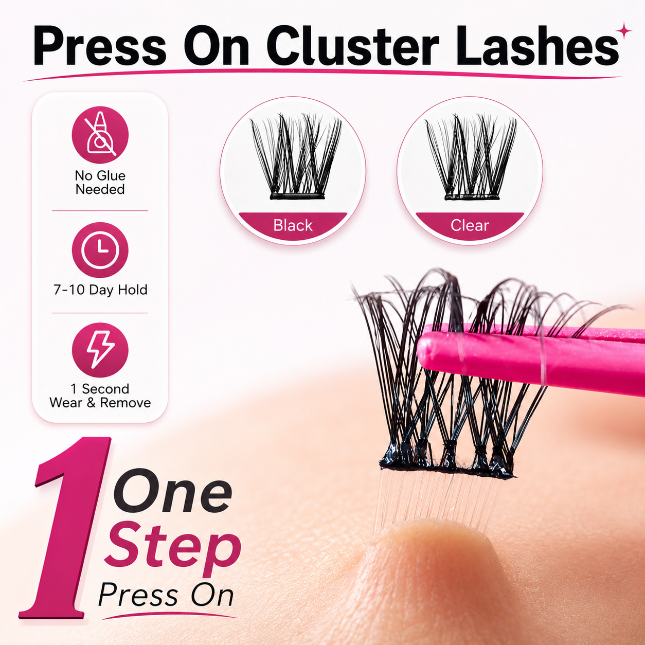 WINKLURE Self-Adhesive False E - огляд і ціна Eyelash Extension Volume Cat Eye